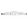 UP10431-4" X 24" Chrome Texas Bottom Mud Flap Plate - Welded Stud