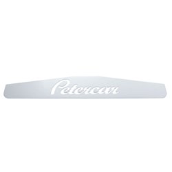 UP10434-4" X 24" Chrome Petercar Bottom Mud Flap Plate - Welded Stud