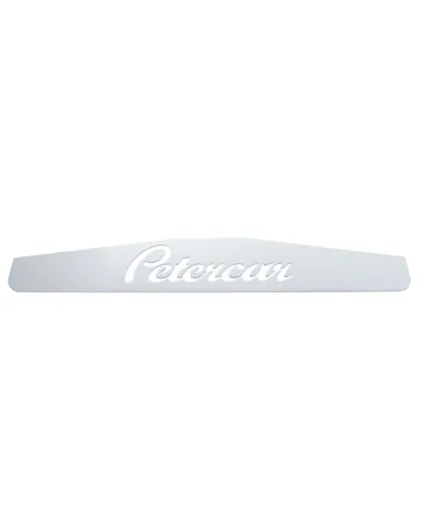 UP10434-4" X 24" Chrome Petercar Bottom Mud Flap Plate - Welded Stud