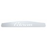 UP10434-4" X 24" Chrome Petercar Bottom Mud Flap Plate - Welded Stud