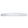 UP10434P-4" X 24" Chrome Petercar Bottom Mud Flap Plate - Welded Stud (Card of 2)