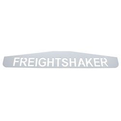 UP10436-4" X 24" Chrome Freightshaker Bottom Mud Flap Plate - Welded Stud