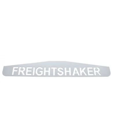 UP10436P-4" X 24" Chrome Freightshaker Bottom Mud Flap Plate - Welded Stud (Card of 2)