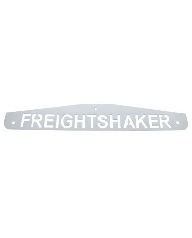 UP10440-4" X 24" Chrome Freightshaker Bottom Mud Flap Plate - Bolt Thru