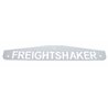 UP10440-4" X 24" Chrome Freightshaker Bottom Mud Flap Plate - Bolt Thru