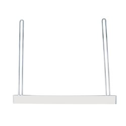 UP10447-24" X 21" Chrome Anti-Sail Bracket - 2" Bottom