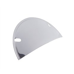 UP10476-Chrome Half-Moon Shield For 7" Headlight (Pair)