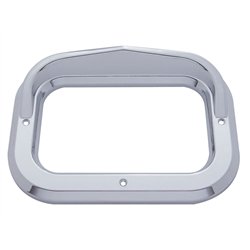 UP10485-Rectangular Light Bezel With Visor