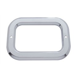 UP10499-Chrome Rectangular Light Bezel