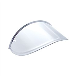 UP10532-Stainless Steel Drop Style Visor For 7" Headlight