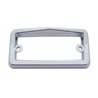 UP10547-Chrome Plastic Rectangular Visor Light Bezel For Freightliner