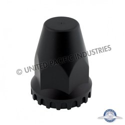 UP10552B-33mm X 2-3/4" Matte Black Nut Original Nut Cover With Flange - Thread-On (Bulk)