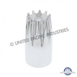 UP10562B-33mm x 3-3/4" Chrome Plastic Crown Nut Cover - Thread-On (Bulk)