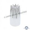 UP10562B-33mm x 3-3/4" Chrome Plastic Crown Nut Cover - Thread-On (Bulk)
