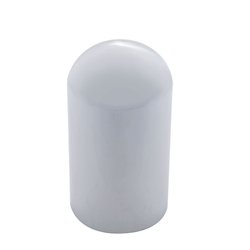 UP10563-33mm x 3-3/4" Chrome Plastic Dome Nut Covers -Thread-On (10-Pack)