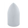 UP10564-33mm x 3-7/8" Chrome Plastic Bullet Nut Covers - Thread-On (10-Pack)