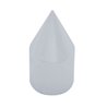 UP10566B-33mm x 4-1/8" Chrome Plastic Spike Nut Cover - Push-On (Bulk)