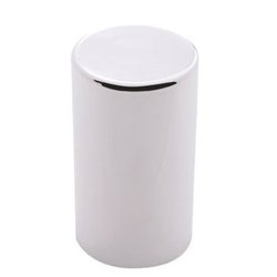 UP10568B-33mm x 3-1/2" Chrome Plastic Cylinder Nut Cover - Push-On (Bulk)