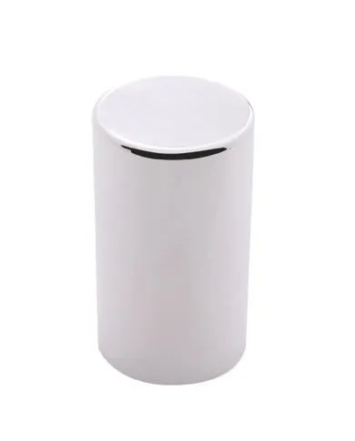 UP10568B-33mm x 3-1/2" Chrome Plastic Cylinder Nut Cover - Push-On (Bulk)