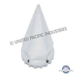 UP10569B-33mm x 4-3/4" Chrome Super Spike Nut Cover - Thread-On (Bulk)