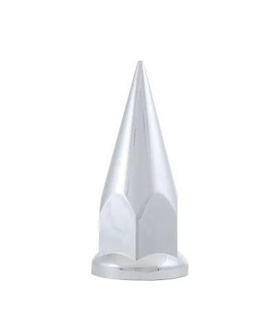 UP10570B-33mm X 4 7/8" Chrome Plastic Super Spike Nut Cover - Push-On (Bulk)