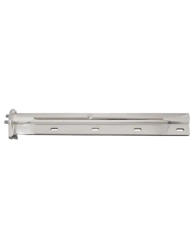 UP10648-30" Chrome Light Duty Mud Flap Hangers (Open End Cap) - 1-1/8" Bolt Pattern (Pair)