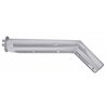 UP10651-28" Chrome 45-Degree Angled Mud Flap Hangers - 1-1/8" Bolt Pattern (Pair)