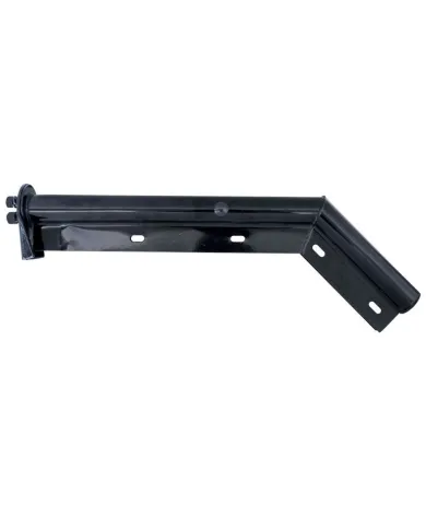 UP10681-28" Black 45-Degree Angled Mud Flap Hangers - 1-1/8" Bolt Pattern (Pair)