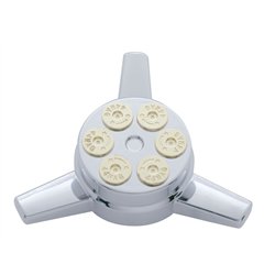 UP10710-Chrome Plastic Gun Cylinder Hubcap Spinner Only
