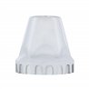 UP10719B-33mm X 2" Chrome Plastic "Low Rider" Nut Cover - Thread-On (Bulk)