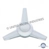 UP10722-Chrome Plastic 3 Extra Large Straight Bar Spinner Only