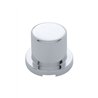 UP10754-11/16" X 15/16" Chrome Plastic Flat Top Nut Covers - Push-On (10-Pack)