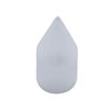 UP10764-11/16" x 2-1/16" Chrome Plastic Spike Nut Covers - Push-On (10-Pack)