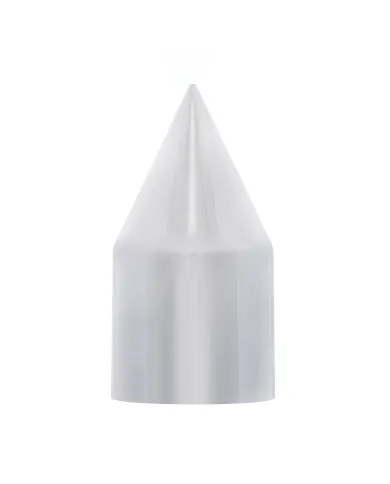 UP10769-33mm X 3-1/8" Chrome Plastic Spike Push-On Nut Covers - Color Box Of 10