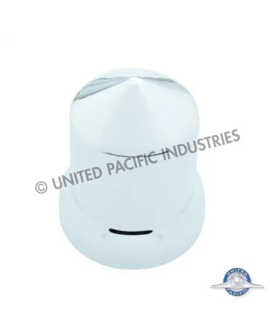 UP10771B-33mm X 2-1/4" Chrome Plastic Pointed Nut Cover - Push-On (Bulk)