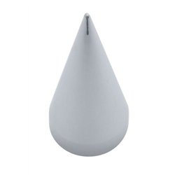 UP10780B-33mm x 4-1/2" Chrome Plastic X Spike Nut Cover - Thread-On (Bulk)
