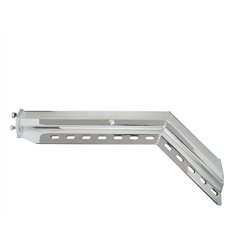 UP10846-30" 430SS 45-Degree Angled Heavy Duty Mud Flap Hangers-2.5" Bolt Pattern (Pair)