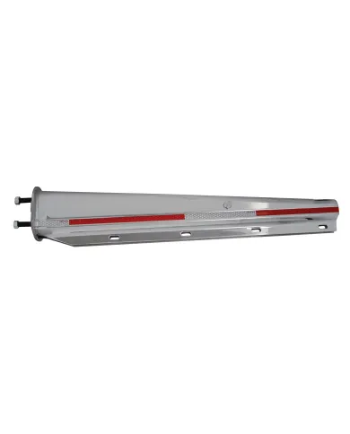UP10851-30" Stainless Steel Heavy Duty Mud Flap Hangers With Reflector - 1-1/8" Bolt Pattern (Pair)