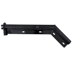 UP10861-28" Black 45-Degree Angled Mud Flap Hangers - 1-1/8" Bolt Pattern - Competition Series (Pair)