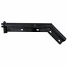 UP10861-28" Black 45-Degree Angled Mud Flap Hangers - 1-1/8" Bolt Pattern - Competition Series (Pair)