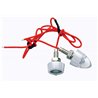 UP10862-LED Bullet License Plate Fastener - White (2-Pack)