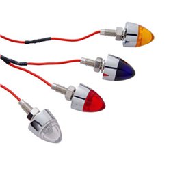UP10863-LED Bullet License Plate Fastener - Amber (2-Pack)