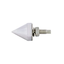 UP10878-Chrome Spike License Plate Fastener (4-Pack)