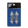 UP10878-Chrome Spike License Plate Fastener (4-Pack)