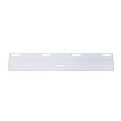 UP21396-Stainless Top Mud Flap Plate - 17" Light Bar Cutout (Each)