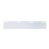 UP21396-Stainless Top Mud Flap Plate - 17" Light Bar Cutout (Each)