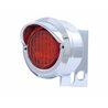 UP10981-9 LED Mud Flap Hanger End Light With Visor - Red LED/Red Lens