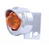 UP10984-9 LED Beehive Mud Flap Hanger End Light With Visor - Amber LED/Amber Lens