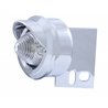 UP10987-9 LED Beehive Mud Flap Hanger End Light With Visor - Red LED/Clear Lens