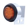 UP10990-9 LED Mud Flap Hanger End Light With Grommet - Amber LED/Amber Lens
